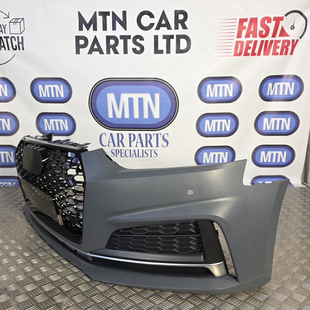 New Front Bumper Complete for Audi A5 / S5 B9 2016-2019 Prefacelift S-Line Grill