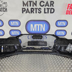 New Complete Front Bumper for Audi A6 / S6 C8 2019 - 2024 S-Line Honeycomb Grill