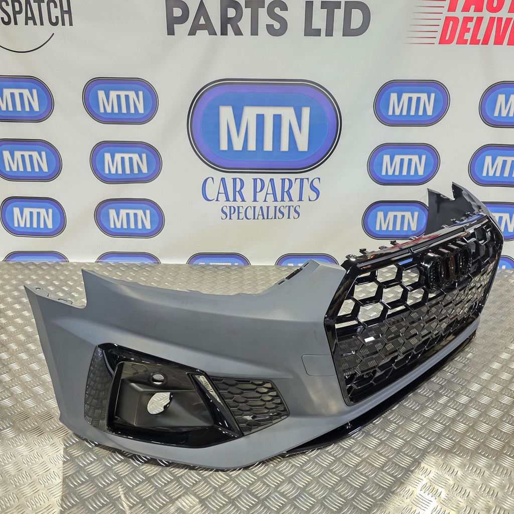 Complete Front Bumper – Audi A5 / S5 B9.5 Facelift 2020–2024 S-Line Grill