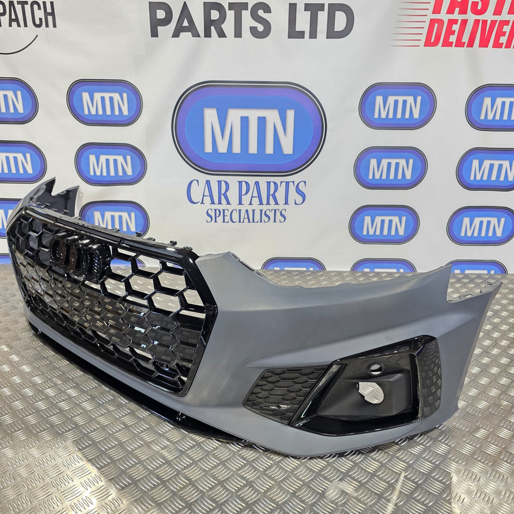Complete Front Bumper – Audi A5 / S5 B9.5 Facelift 2020–2024 S-Line Grill