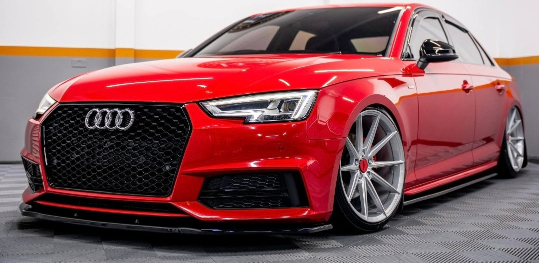 Honeycomb Grill for Audi A4 / S4 B9 2016-2019 Prefacelift Grille Gloss Black OLD STYLE