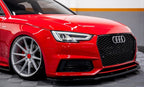 Honeycomb Grill for Audi A4 / S4 B9 2016-2019 Prefacelift Grille Gloss Black OLD STYLE