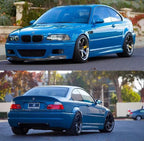 FRONT BUMPER M3 STYLE GLOSS BLACK TRIM FOR BMW 3 SERIES E36 SEDAN/COUPE 1999-05