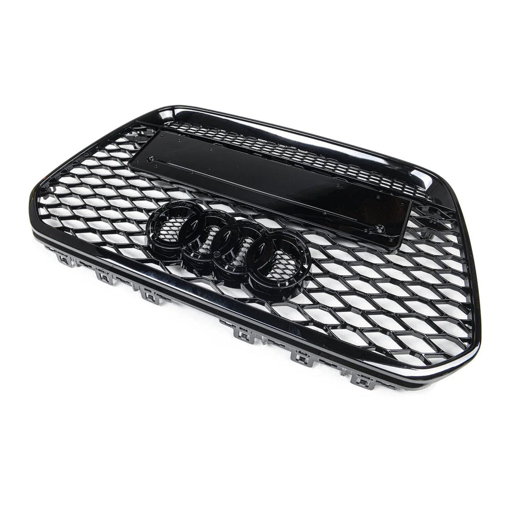 Honeycomb Grill for Audi A6 / S6 C7 2011-2014 Prefacelift Grille Gloss Black Q