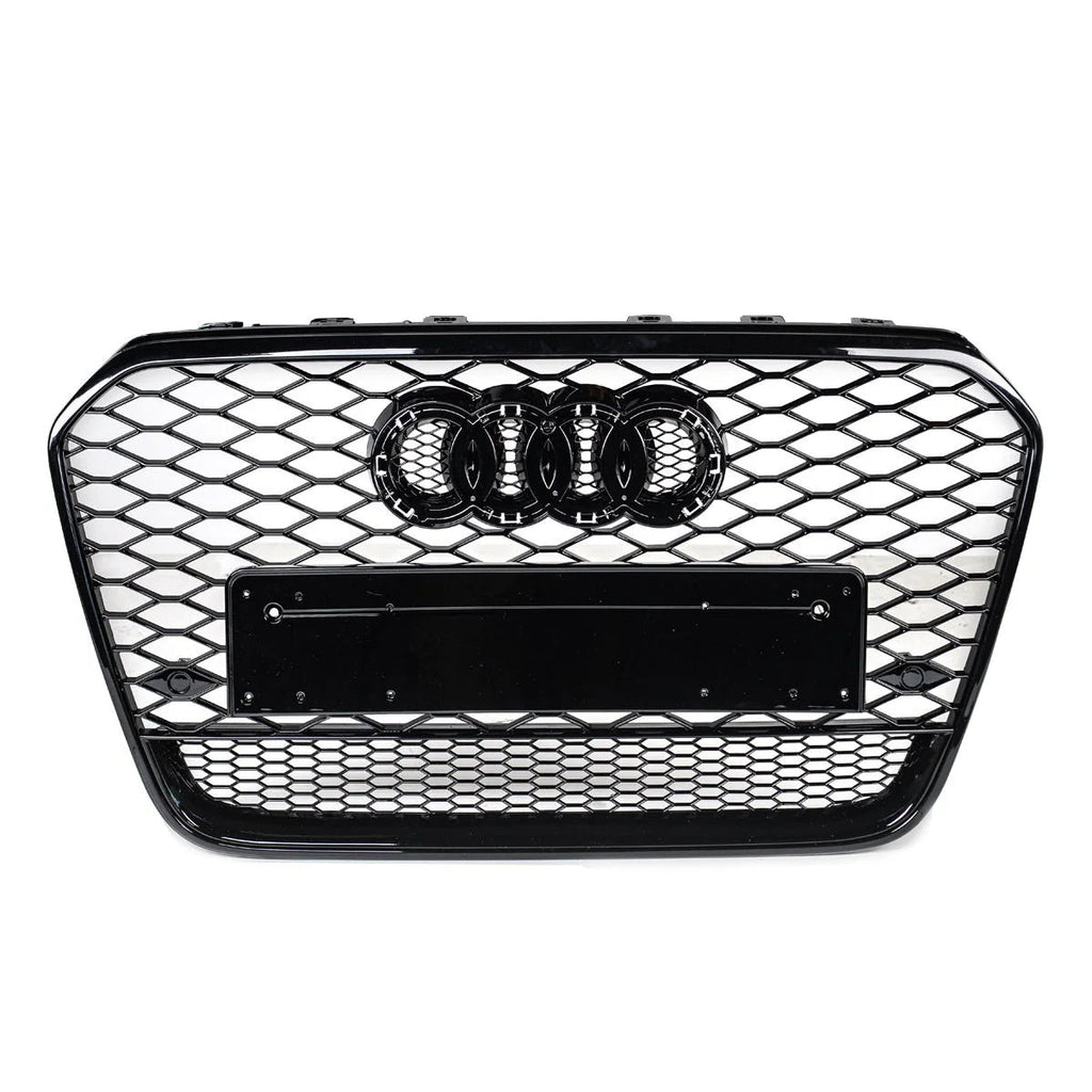 Honeycomb Grill for Audi A6 / S6 C7 2011-2014 Prefacelift Grille Gloss Black Q