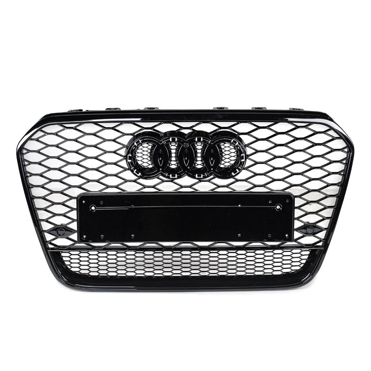 Honeycomb Grill for Audi A6 / S6 C7 2011-2014 Prefacelift Grille Gloss Black Q Main image