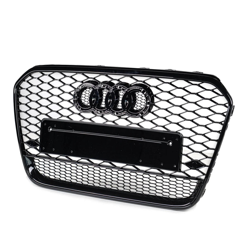 Honeycomb Grill for Audi A6 / S6 C7 2011-2014 Prefacelift Grille Gloss Black Q