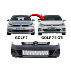 COMPLETE CONVERSION KIT FOR VW Golf MK 7 TO MK7.5 GTI FRONT AND REAR BUMPERS, GRILLE, FOGLIGHTS