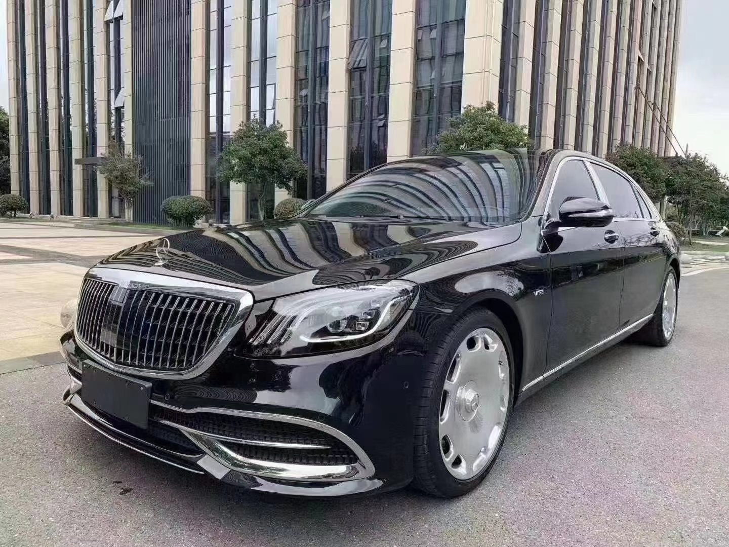 FRONT BACK BUMPER FOR MERCEDES W222 S Class Maybach S680 OBSIDIAN BLACK 14-20