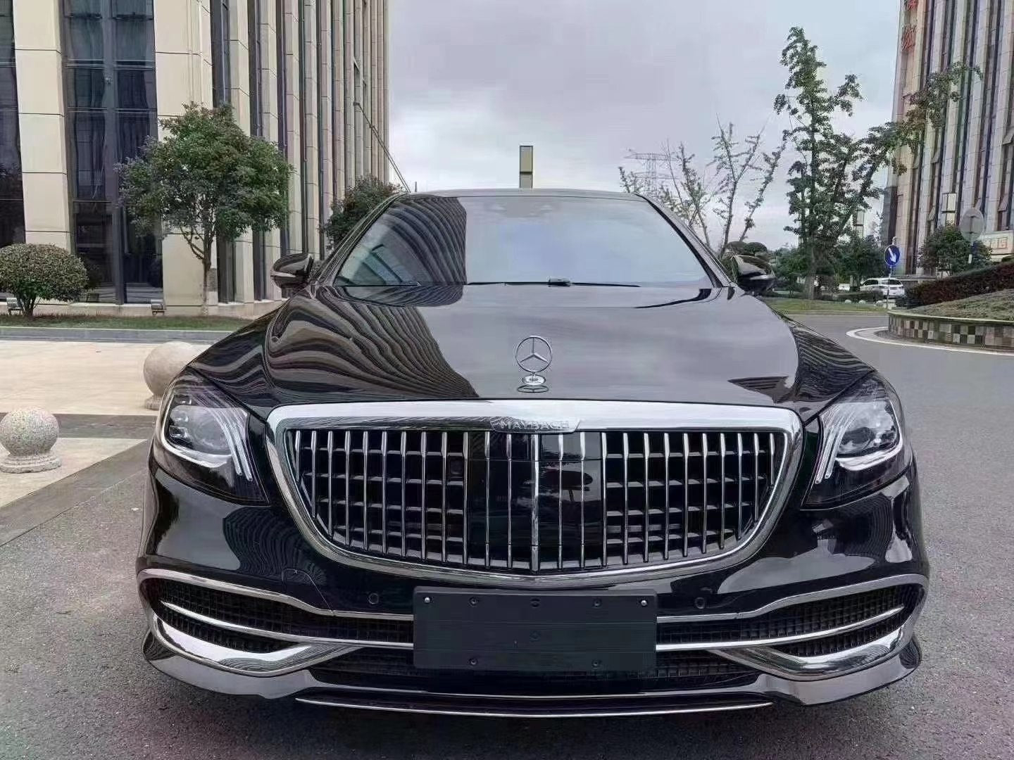 FRONT BACK BUMPER FOR MERCEDES W222 S Class Maybach S680 OBSIDIAN BLACK 14-20