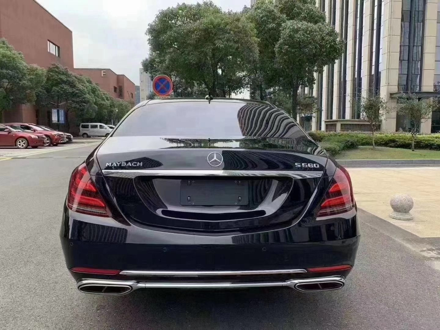 FRONT BACK BUMPER FOR MERCEDES W222 S Class Maybach S680 OBSIDIAN BLACK 14-20