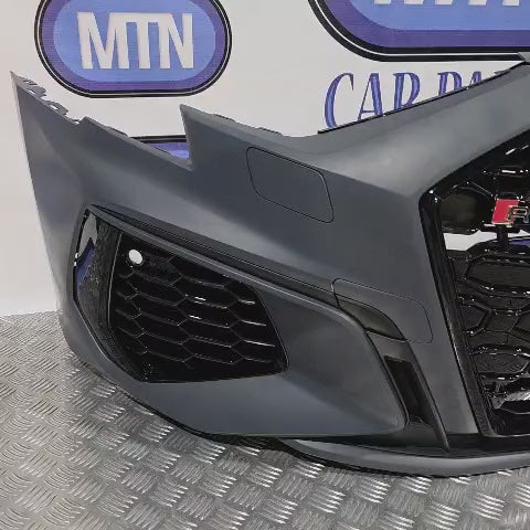 New Complete Front Bumper for Audi A3 / S3 8Y 2020 - 2024 S-Line Honeycomb Grill