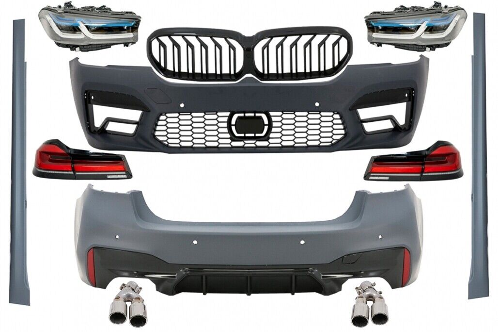 Complete Bodykit for BMW G30 17-20 to G30 LCI M5 2022 Front & Rear Bumpers, Side Skirts, Front & Rear Lights, Grille Secondary image
