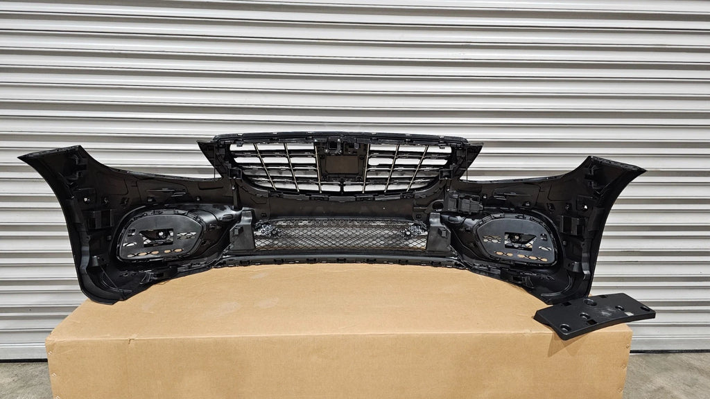 FRONT BUMPER FOR MERCEDES S CLASS W222 18-23 AMG LINE OBSIDIAN BLACK C197