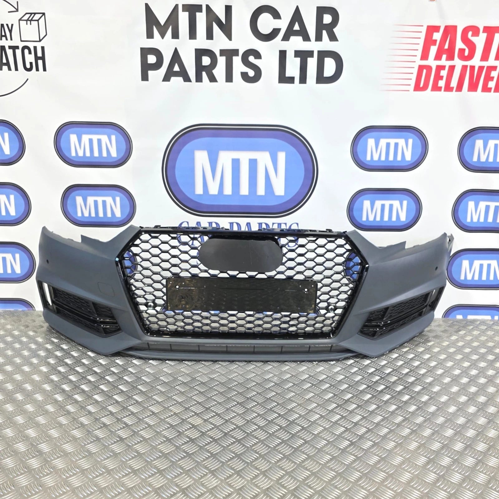 NEW Complete Front Bumper for Audi A4 / S4 B9 2016 - 2019 Pre facelift S-Line Secondary image
