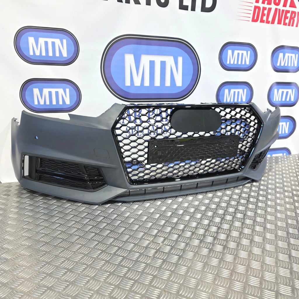 NEW Complete Front Bumper for Audi A4 / S4 B9 2016 - 2019 Pre facelift S-Line
