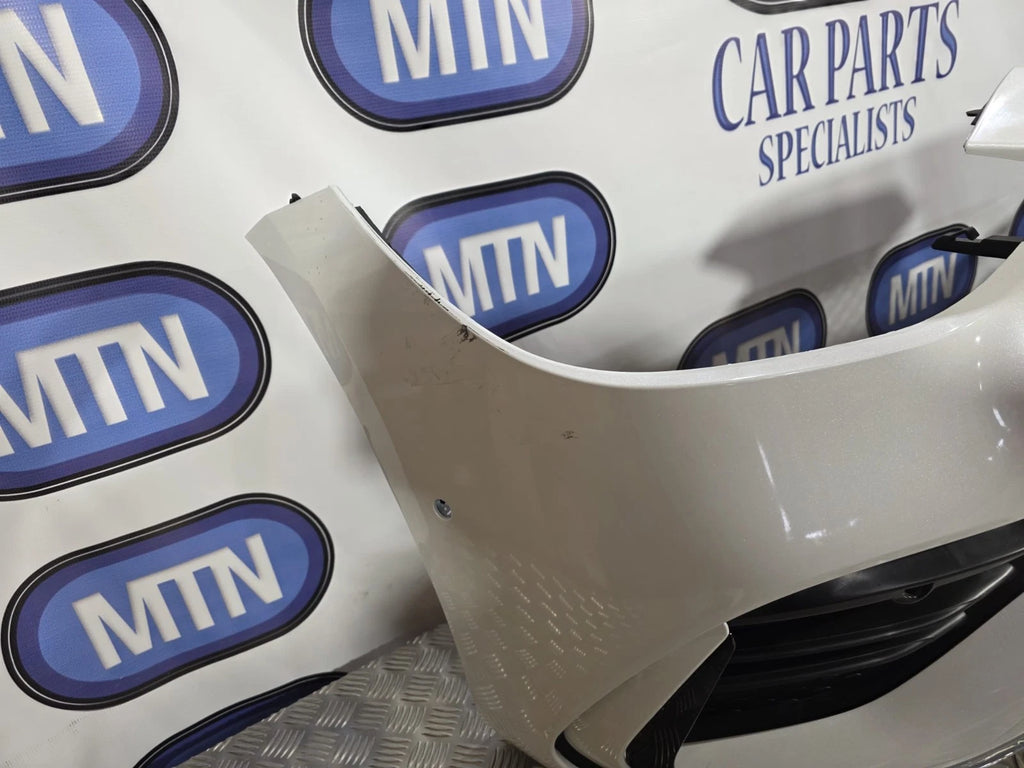 COMPLETE FRONT BUMPER FOR MERCEDES C CLASS W206 AMG LINE 22-25 PEARL WHITE