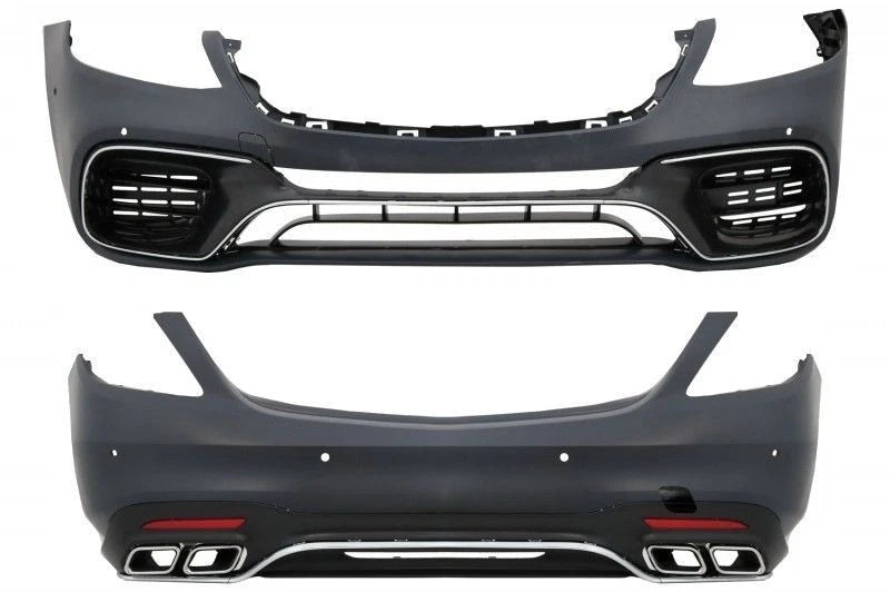 FRONT REAR BUMPER FOR MERCEDES S CLASS W222 S63 BODYKIT FACELIFT MODEL NEW