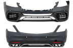 FRONT REAR BUMPER FOR MERCEDES S CLASS W222 S63 BODYKIT FACELIFT MODEL NEW