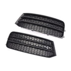 Audi A1 8X 2015-2018 Front Bumper Fog Light Grill Grilles Cover Trim (Pair)