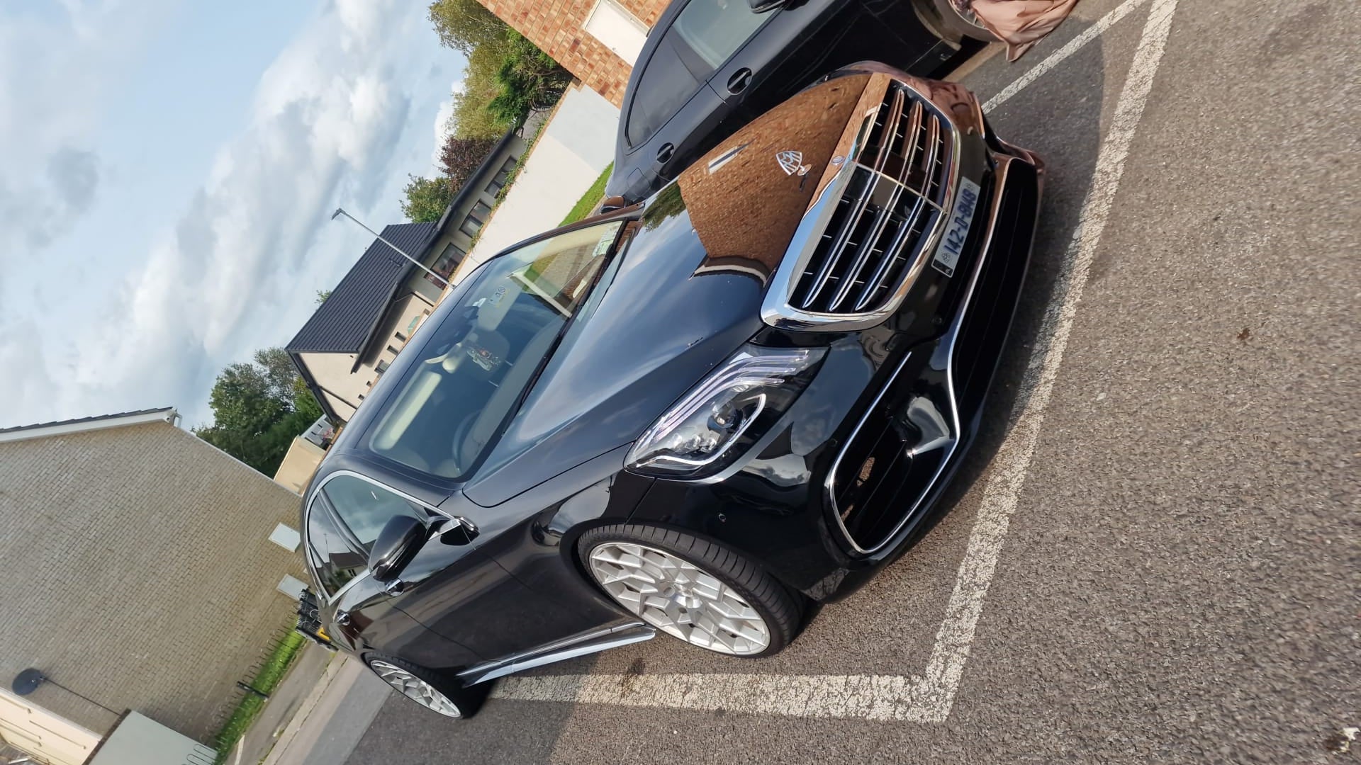 Complete Front Bumper + Lights W222 Mercedes S63