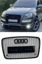 Honeycomb Grill for Audi Q7 / SQ7 2007-2015 Grille Gloss Black